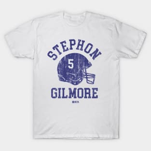 Stephon Gilmore Indianapolis Helmet Font T-Shirt